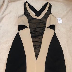 Black & Tan/Nude Crisscross Cut-Out Windsor size 3